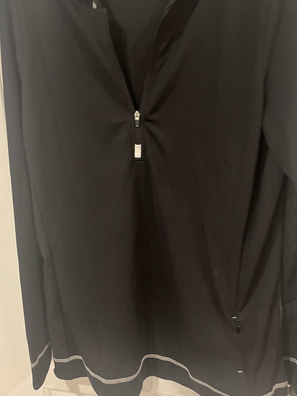 ALO Yoga Black Half-Zip Performance Pullover